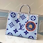 LV Onthego Monogram Giant Capri Blue GM