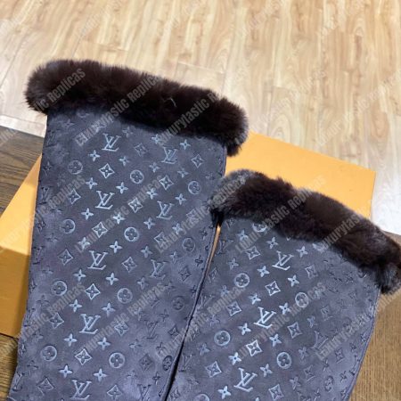 LV Snowball Flat Half Boot Brown - Image 8