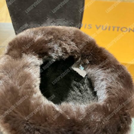 LV Snowball Flat Half Boot Brown - Image 3