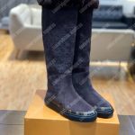 LV Snowball Flat Half Boot Brown