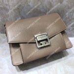 Givenchy Small GV3 Bag In Box Leather Galet