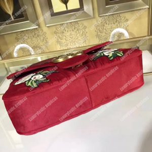 Gucci GG Marmont Medium Velvet Bag Angry Cat - Image 4