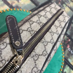 Gucci GG Supreme Canvas Messenger Bag Brown - Image 3