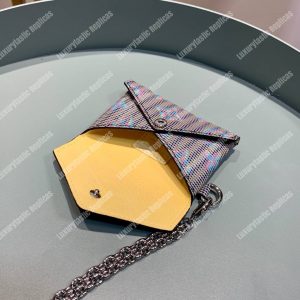 LV Kirigami Necklace Wallet Monogram LV Pop Motif Bleu - Image 9