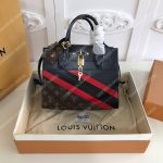 LV City Steamer PM Navy Blue / Red / Black