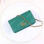 Gucci GG Marmont Mini Leather Bag Aquamarine