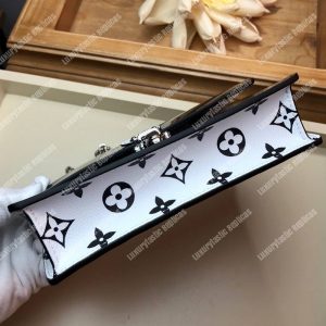 LV Cherrywood Chain Wallet Patent Leather Monogram Noir - Image 7