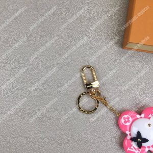 LV Vivienne Monogram Giant Bag Charm and Key Holder Pink - Image 4