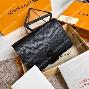 LV Small Ring Agenda Cover Black - Image 3