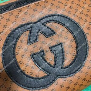 Gucci Gucci-Dapper Dan Belt Bag Brown with Ebony GG Pattern - Image 3