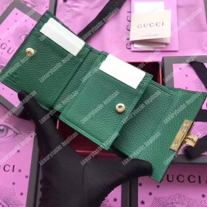 Gucci Padlock Wallet Emerald Green - Image 6