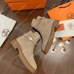 Hermes Veo Ankle Boot Baige - Image 7