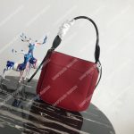 Prada Margit Leather Shoulder Bag Red