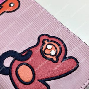 LV Special Edition Zippy Wallet Epi Leather Rose Ballerine - Image 4