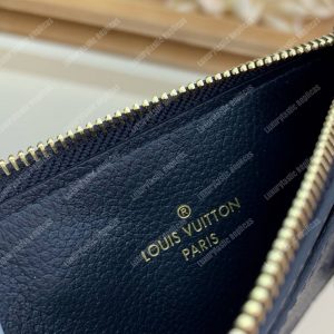 LV Zipped Card Holder Monogram Navy Purple - Image 9