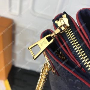 LV Surene BB Monogram Empreinte Leather Marine Rouge - Image 4