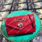 Gucci Rajah Medium Shoulder Bag Red
