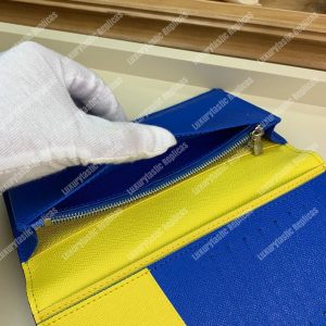 LV Brazza Wallet Epi Leather Damier Graphite - Image 8