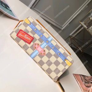 LV Zippy Wallet Damier Azur Spring-Summer 2018 - Image 3