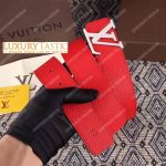 LV Silver Initiales 40MM Reversible Leather Belt