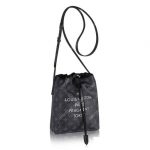 LV Nano Bag Crossbody Bag Monogram Eclipse Canvas