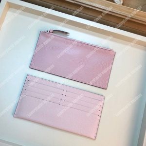 LV Pochette Felicie Epi Leather Rose Ballerine - Image 4