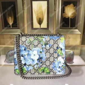 Gucci Dionysus Blue Blooms Print Mini Chain Bag - Image 3