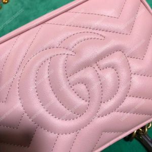 Gucci GG Marmont Matelassé Mini Bag Pink - Image 4