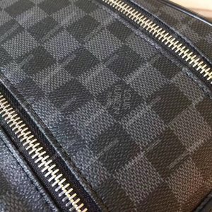 LV King Size Toiletry Bag Damier Graphite - Image 5