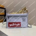 LV Double Flat Messenger Monogram Blanc