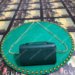 Gucci Zumi Dark Green Smooth Leather Mini Bag - Image 4
