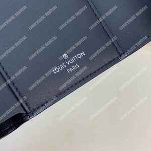 LV Twist Compact Wallet Epi Leather Monogram Noir Tan - Image 9