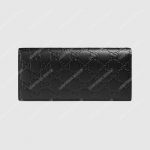 Gucci GG Signature Long Coin Wallet Black