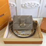 LV Dauphine MM Galet Gray