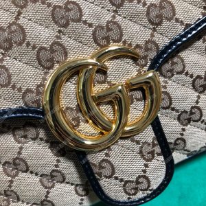 Gucci GG Marmont Small Shoulder Bag GG Canvas - Image 7