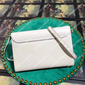 Gucci Medium Leather Shoulder Bag White - Image 5