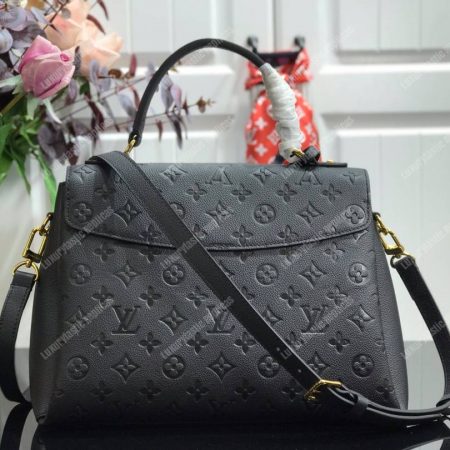 LV Georges MM Monogram Empreinte Leather Black - Image 9
