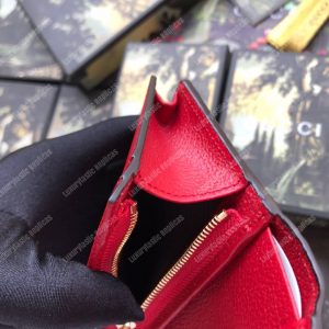 Gucci Ophidia GG Flora Card Case Wallet Red - Image 7