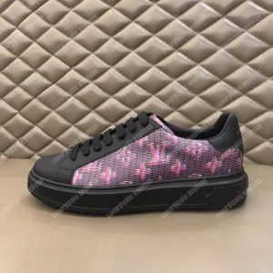 LV Match-up Sneaker Monogram Pop Pink - Image 6