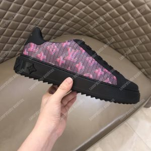 LV Match-up Sneaker Monogram Pop Pink - Image 9