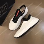 Prada Mesh And Neoprene Sneakers Black