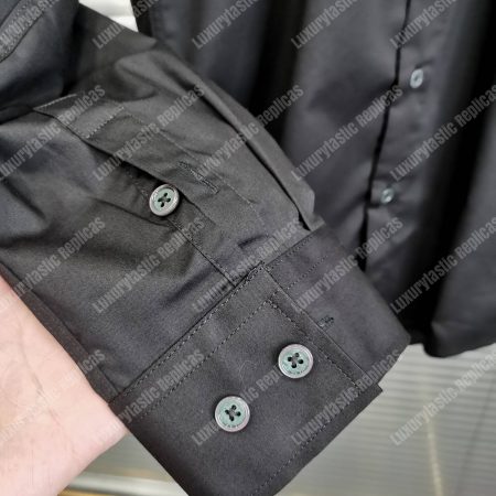 LV Louis Vuitton Staples Edition DNA Shirt Black - Image 7