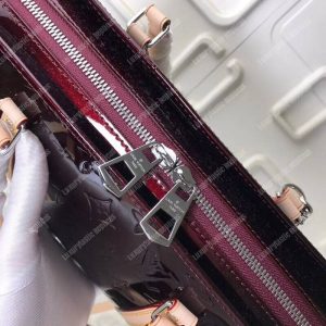 LV Monogram Vernis Neo Triangle Bag Amarante - Image 8