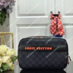 LV Toilet Pouch GM Damier Cobalt Canvas