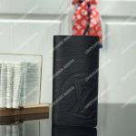 LV Brazza Wallet Epi Leather Noir Initials