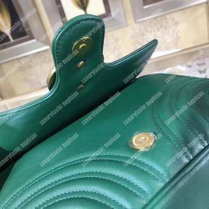 Gucci GG Marmont Small Shoulder Bag Emerald Green - Image 6
