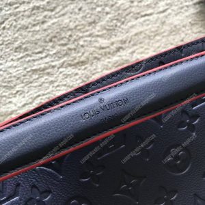 LV Melie Designer Monogram Leather Marine Rouge - Image 4