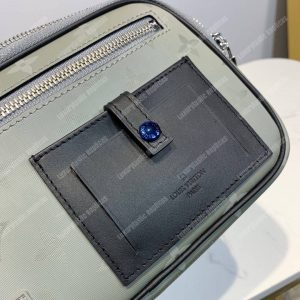 LV Alpha Clutch Spring Summer 2019 Sliver Monogram Satellite - Image 5