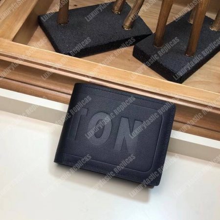 LV Fall-Winter 2018 Multiple Wallet Dark Infinity Leather - Image 4