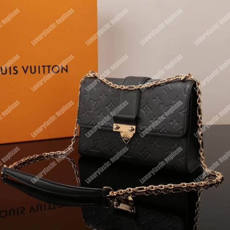 LV Saint Sulpice PM Monogram Empreinte Leather Noir - Image 3